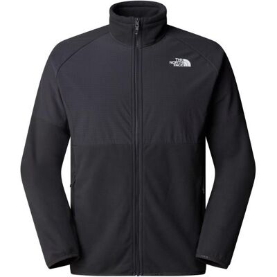 The North Face - Glacier Heavyweight Full Zip - Fleecejacke Gr L schwarz/grau The North Face - Glacier Heavyweight Full Zip - Fleecejacke Gr L schwarz/grau