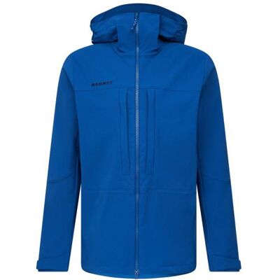 Mammut - Skintrack SO Hooded Jacket - Softshelljacke Gr L blau Mammut - Skintrack SO Hooded Jacket - Softshelljacke Gr L blau