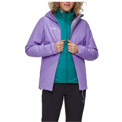 Mammut - Women's Alto Light 3 in 1 Hardshell Hooded Jacket - Doppeljacke Gr S lila Mammut - Women's Alto Light 3 in 1 Hardshell Hooded Jacket - Doppeljacke Gr S lila