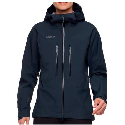 Mammut - Women's Taiss Hardshell Hooded Jacket - Regenjacke Gr L blau Mammut - Women's Taiss Hardshell Hooded Jacket - Regenjacke Gr L blau