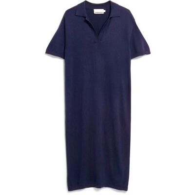 ARMEDANGELS - Women's Fine Polo Knit Dress - Kleid Gr XL blau ARMEDANGELS - Women's Fine Polo Knit Dress - Kleid Gr XL blau