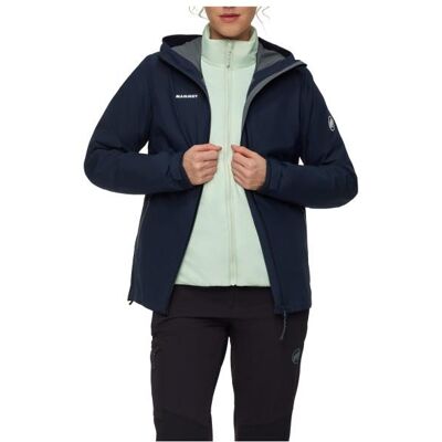 Mammut - Women's Alto Light 3 in 1 Hardshell Hooded Jacket - Doppeljacke Gr L blau Mammut - Women's Alto Light 3 in 1 Hardshell Hooded Jacket - Doppeljacke Gr L blau