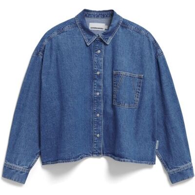 ARMEDANGELS - Women's Nalaani - Hemd Gr M blau ARMEDANGELS - Women's Nalaani - Hemd Gr M blau