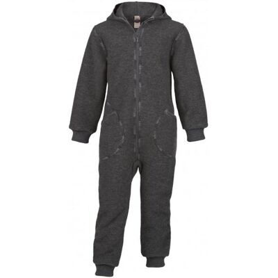Engel - Baby-Overall mit Kapuze und Reissverschluss - Overall Gr 98/104 grau Engel - Baby-Overall mit Kapuze und Reissverschluss - Overall Gr 98/104 grau