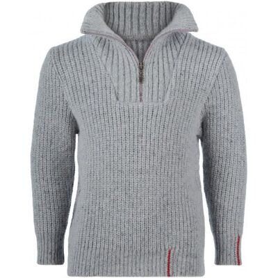 Engel - Kid's Troyer - Merinopullover Gr 104 grau Engel - Kid's Troyer - Merinopullover Gr 104 grau