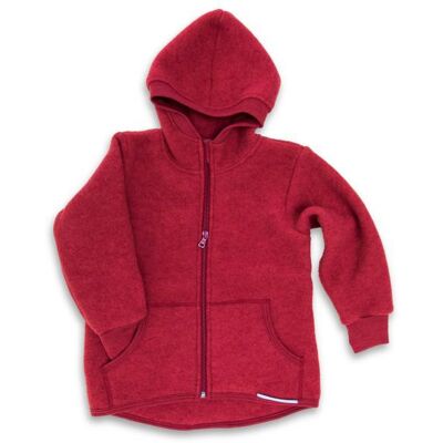 Engel - Kinder Kapuzenjacke Wollfleece - Wolljacke Gr 116 rot Engel - Kinder Kapuzenjacke Wollfleece - Wolljacke Gr 116 rot