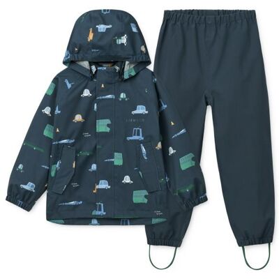 LIEWOOD - Kid's Pedia Rainwear Set - Regenset Gr 122 blau LIEWOOD - Kid's Pedia Rainwear Set - Regenset Gr 122 blau
