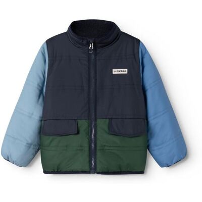 LIEWOOD - Kid's Franka Reversible - Kunstfaserjacke Gr 134 blau LIEWOOD - Kid's Franka Reversible - Kunstfaserjacke Gr 134 blau