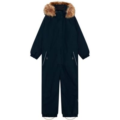 Color Kids - Kid's Coverall with Fake Fur 742845 - Overall Gr 104 blau Color Kids - Kid's Coverall with Fake Fur 742845 - Overall Gr 104 blau