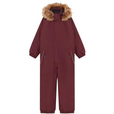 Color Kids - Kid's Coverall with Fake Fur 742845 - Overall Gr 104 rot Color Kids - Kid's Coverall with Fake Fur 742845 - Overall Gr 104 rot