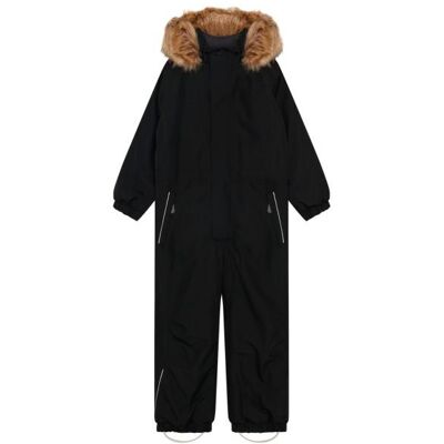Color Kids - Kid's Coverall with Fake Fur 742845 - Overall Gr 134 schwarz Color Kids - Kid's Coverall with Fake Fur 742845 - Overall Gr 134 schwarz