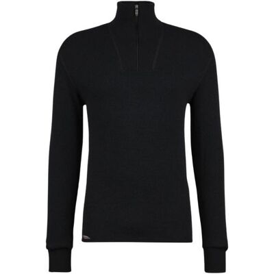 Woolpower - Zip Turtleneck 400 - Longsleeve Gr L schwarz Woolpower - Zip Turtleneck 400 - Longsleeve Gr L schwarz
