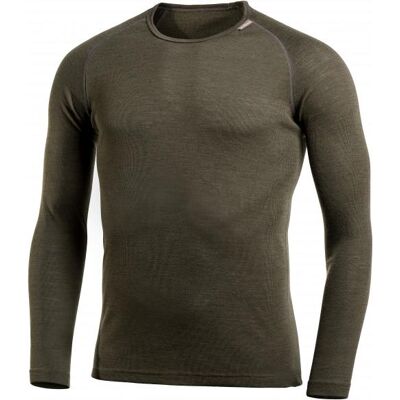 Woolpower - Lite Crewneck - Merinounterwäsche Gr XXL oliv/braun Woolpower - Lite Crewneck - Merinounterwäsche Gr XXL oliv/braun