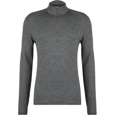 Icebreaker - 260 Tech L/S Half Zip - Merinounterwäsche Gr L grau Icebreaker - 260 Tech L/S Half Zip - Merinounterwäsche Gr L grau