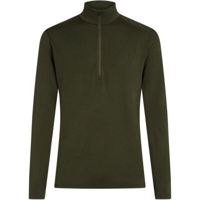 Icebreaker - 260 Tech L/S Half Zip - Merinounterwäsche Gr S oliv Icebreaker - 260 Tech L/S Half Zip - Merinounterwäsche Gr S oliv