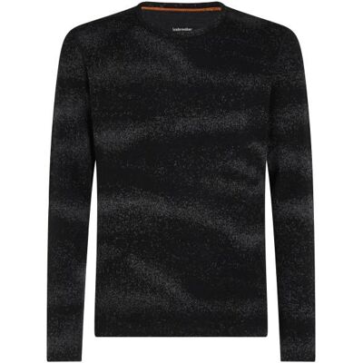 Icebreaker - Merino 260 Oasis Vertex L/S Crewe Chillwave - Merinounterwäsche Gr M schwarz Icebreaker - Merino 260 Oasis Vertex L/S Crewe Chillwave - Merinounterwäsche Gr M schwarz