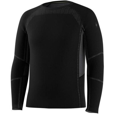 Smartwool - Intraknit All-Season Merino Base Layer Crew - Merinounterwäsche Gr L schwarz Smartwool - Intraknit All-Season Merino Base Layer Crew - Merinounterwäsche Gr L schwarz