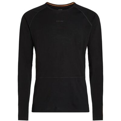 Icebreaker - Merino 200 Zoneknit L/S Crewe - Merinounterwäsche Gr M schwarz Icebreaker - Merino 200 Zoneknit L/S Crewe - Merinounterwäsche Gr M schwarz