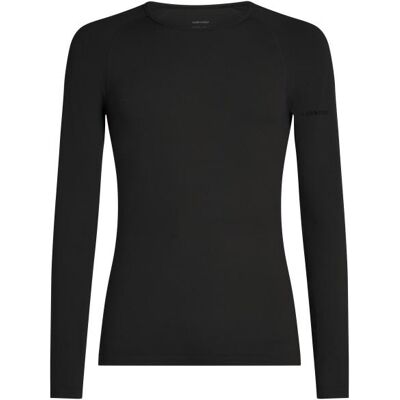 Icebreaker - Merino Blend 260 Zoneknit Seamless L/S Crewe - Merinounterwäsche Gr S schwarz Icebreaker - Merino Blend 260 Zoneknit Seamless L/S Crewe - Merinounterwäsche Gr S schwarz