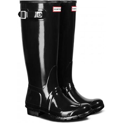 Hunter Boots - Women's Original Tall Gloss - Gummistiefel EU 39 schwarz Hunter Boots - Women's Original Tall Gloss - Gummistiefel EU 39 schwarz