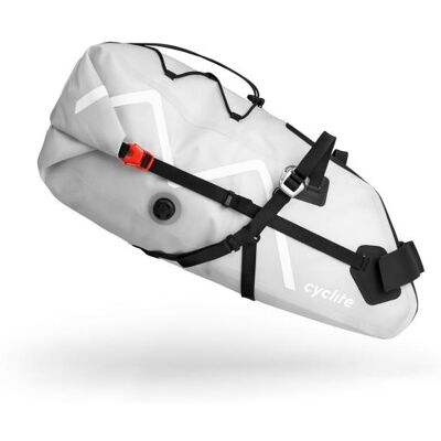 Cyclite - Saddle Bag / 02 - Velotasche Gr 12,9 l weiß Cyclite - Saddle Bag / 02 - Velotasche Gr 12,9 l weiß