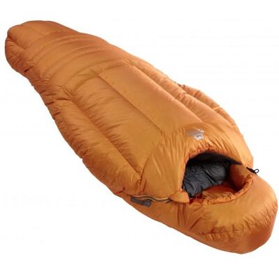 Mountain Equipment - Snowline - Daunenschlafsack Gr Long - Body Size: 200 cm Zip: Left Braun/Orange Mountain Equipment - Snowline - Daunenschlafsack Gr Long - Body Size: 200 cm Zip: Left Braun/Orange