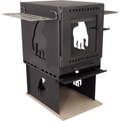 Nordisk - Torden Wood Burner Set grau Nordisk - Torden Wood Burner Set grau