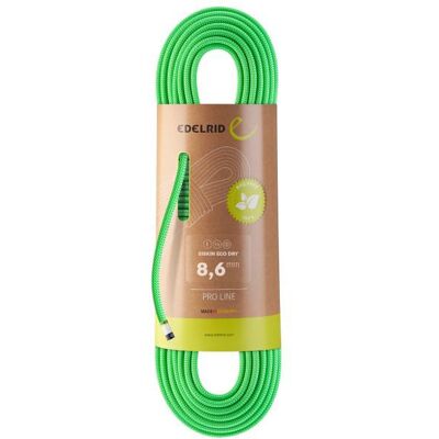 Edelrid Siskin Eco Dry - Neon Grün, 50m 8,6mm - Kletterseil Edelrid Siskin Eco Dry - Neon Grün, 50m 8,6mm - Kletterseil