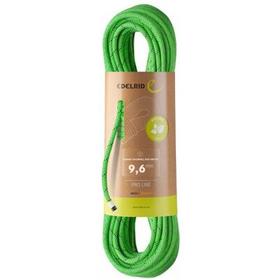 Edelrid Tommy Caldwell Eco Dry DT 9,6 mm - Neon Grün - Kletterseil Edelrid Tommy Caldwell Eco Dry DT 9,6 mm - Neon Grün - Kletterseil