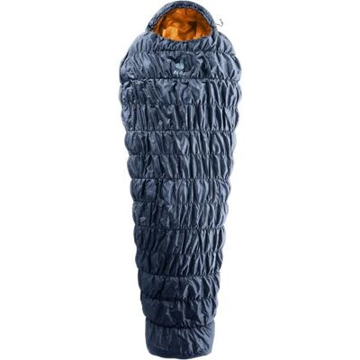 Deuter - Exosphere +4°C - Kunstfaserschlafsack Gr 205 x 68-85 x 43-54 cm Zip: Left Blau/ Maple Deuter - Exosphere +4°C - Kunstfaserschlafsack Gr 205 x 68-85 x 43-54 cm Zip: Left Blau/ Maple