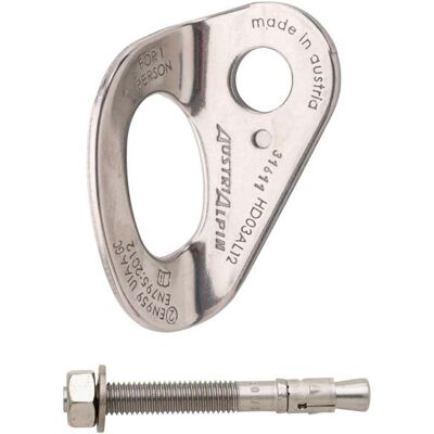 AustriAlpin - Bohrhakenlasche Set - Bohrhaken Gr 10 mm - Bolt: 10 x 70 mm colorless AustriAlpin - Bohrhakenlasche Set - Bohrhaken Gr 10 mm - Bolt: 10 x 70 mm colorless