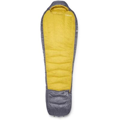 Rab - Neutrino -18C / 0F - Daunenschlafsack Gr Long - Body Size: 200 cm Zip: Left Graphene / Dark Pollen Rab - Neutrino -18C / 0F - Daunenschlafsack Gr Long - Body Size: 200 cm Zip: Left Graphene / Dark Pollen