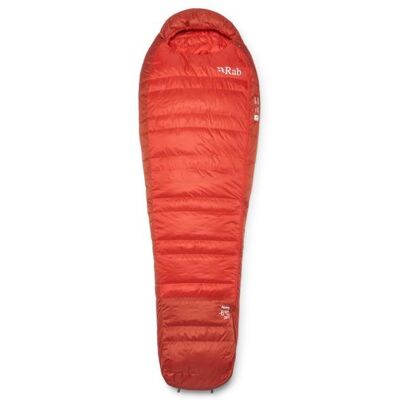 Rab - Alpine -6C / 20F - Daunenschlafsack Gr Regular - Body Size: 185 cm Zip: Left Dark Horizon /Rot Rab - Alpine -6C / 20F - Daunenschlafsack Gr Regular - Body Size: 185 cm Zip: Left Dark Horizon /Rot