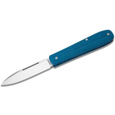 Böker Manufaktur Solingen - Coffin Denim Micarta - Messer Gr Klinge 8 cm blau/weiß Böker Manufaktur Solingen - Coffin Denim Micarta - Messer Gr Klinge 8 cm blau/weiß