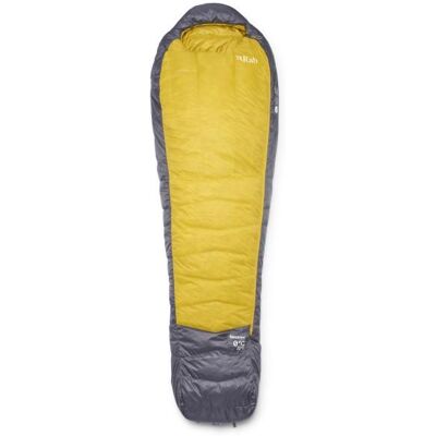 Rab - Neutrino 0C / 32F - Daunenschlafsack Gr Regular - Body Size: 185 cm Zip: Left Graphene / Dark Pollen Rab - Neutrino 0C / 32F - Daunenschlafsack Gr Regular - Body Size: 185 cm Zip: Left Graphene / Dark Pollen