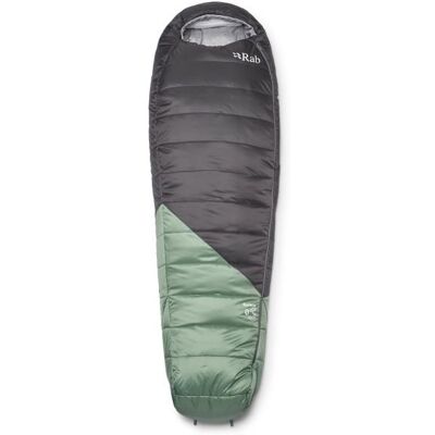 Rab - Women's Radeon 0C / 32F - Kunstfaserschlafsack Gr Regular - Body Size: 170 cm Zip: Right Grün/ Graphene Rab - Women's Radeon 0C / 32F - Kunstfaserschlafsack Gr Regular - Body Size: 170 cm Zip: Right Grün/ Graphene
