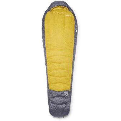 Rab - Neutrino -6C / 20F - Daunenschlafsack Gr Long - Body Size: 200 cm Zip: Left Graphene / Dark Pollen Rab - Neutrino -6C / 20F - Daunenschlafsack Gr Long - Body Size: 200 cm Zip: Left Graphene / Dark Pollen