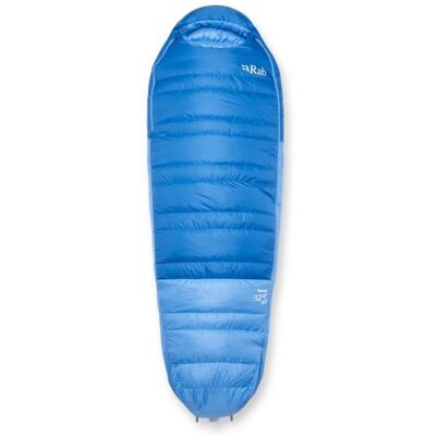 Rab - Women's Ascent -12C / 10F - Daunenschlafsack Gr Regular - Body Size: 170 cm Zip: Right Blau Rab - Women's Ascent -12C / 10F - Daunenschlafsack Gr Regular - Body Size: 170 cm Zip: Right Blau