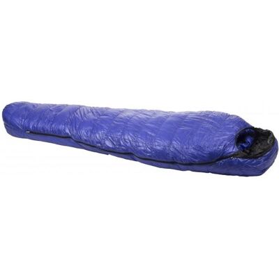 Western Mountaineering - UltraLite - Daunenschlafsack Gr 200 cm Zip: Left Blau/Schwarz/Lila Western Mountaineering - UltraLite - Daunenschlafsack Gr 200 cm Zip: Left Blau/Schwarz/Lila