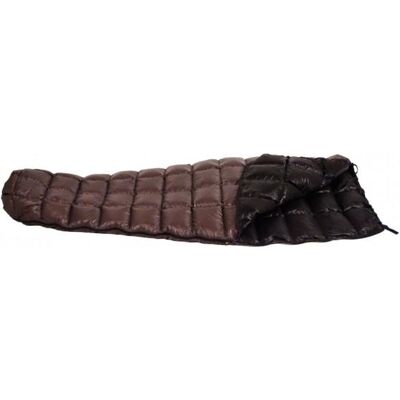 Western Mountaineering - Everlite - Daunenschlafsack Gr 200 cm Zip: Dual Schwarz/Braun Western Mountaineering - Everlite - Daunenschlafsack Gr 200 cm Zip: Dual Schwarz/Braun