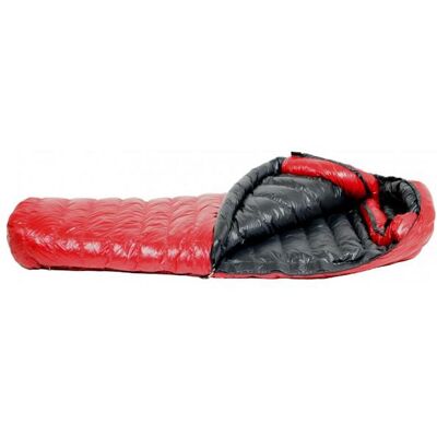 Western Mountaineering - AlpinLite - Daunenschlafsack Gr 200 cm Zip: Right Rot/Schwarz Western Mountaineering - AlpinLite - Daunenschlafsack Gr 200 cm Zip: Right Rot/Schwarz