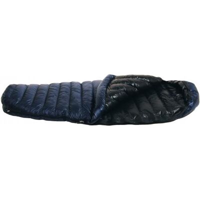 Western Mountaineering - TerraLite - Daunenschlafsack Gr 200 cm Zip: Right Schwarz/Blau Western Mountaineering - TerraLite - Daunenschlafsack Gr 200 cm Zip: Right Schwarz/Blau