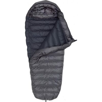 Western Mountaineering - Sequoia MF - Daunenschlafsack Gr 180 cm Zip: Left Schwarz/Grau Western Mountaineering - Sequoia MF - Daunenschlafsack Gr 180 cm Zip: Left Schwarz/Grau