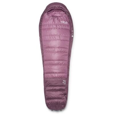 Rab - Women's Alpine -6C / 20F - Daunenschlafsack Gr Long - Body Size: 185 cm Zip: Left Iris / Dark Iris Rab - Women's Alpine -6C / 20F - Daunenschlafsack Gr Long - Body Size: 185 cm Zip: Left Iris / Dark Iris