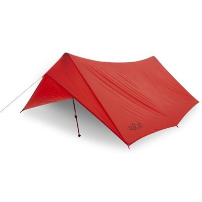Rab - Siltarp Plus Shelter - Tarp Gr 2,6 x 2,4 m rot Rab - Siltarp Plus Shelter - Tarp Gr 2,6 x 2,4 m rot