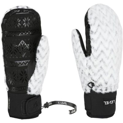 LEVEL - Siberian Mitt - Handschuhe Gr Unisex XS schwarz/weiß LEVEL - Siberian Mitt - Handschuhe Gr Unisex XS schwarz/weiß