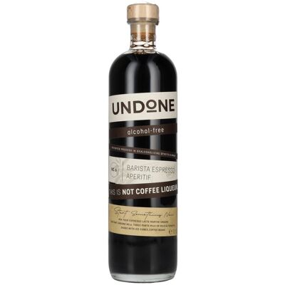 Undone Barista Espresso Aperitif This is not Coffee Liqueur alkoholfrei No. 6 0,7l Undone Barista Espresso Aperitif This is not Coffee Liqueur alkoholfrei No. 6 0,7l