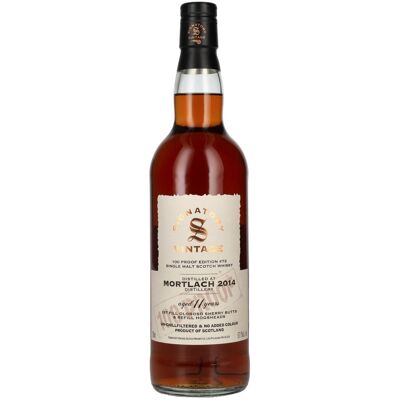 Signatory Vintage 100 Proof Edition MORTLACH 11 Years Old Oloroso Sherry Butts #73 2014 57,1% Vol. 0,7l Signatory Vintage 100 Proof Edition MORTLACH 11 Years Old Oloroso Sherry Butts #73 2014 57,1% Vol. 0,7l