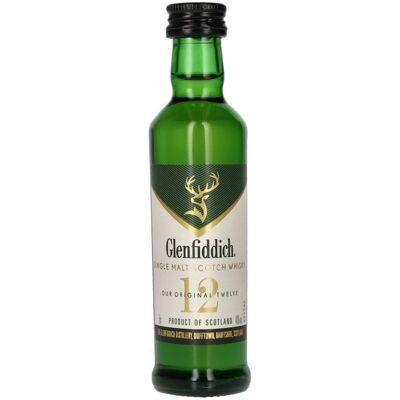 Glenfiddich 12 Years Old Single Malt Scotch Whisky 40% Vol. 0,05l Glenfiddich 12 Years Old Single Malt Scotch Whisky 40% Vol. 0,05l