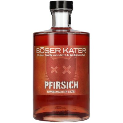 BÖSER KATER Pfirsich Likör - Pfirsich, Alkohol, Süß BÖSER KATER Pfirsich Likör - Pfirsich, Alkohol, Süß